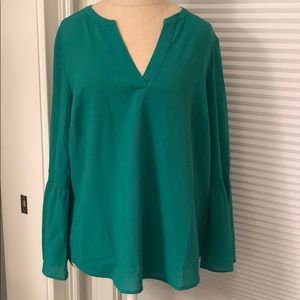 NWT J Crew Green Blouse